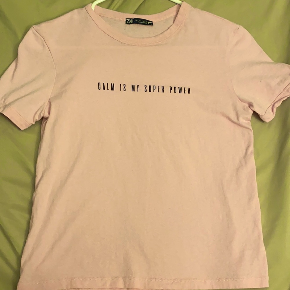 zara graphic tee